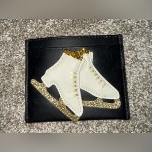 Kate spade ice skate card holder wallet